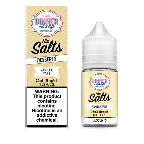 Dinner Lady Vanilla Tart Salt Nic E-Liquid 30ml