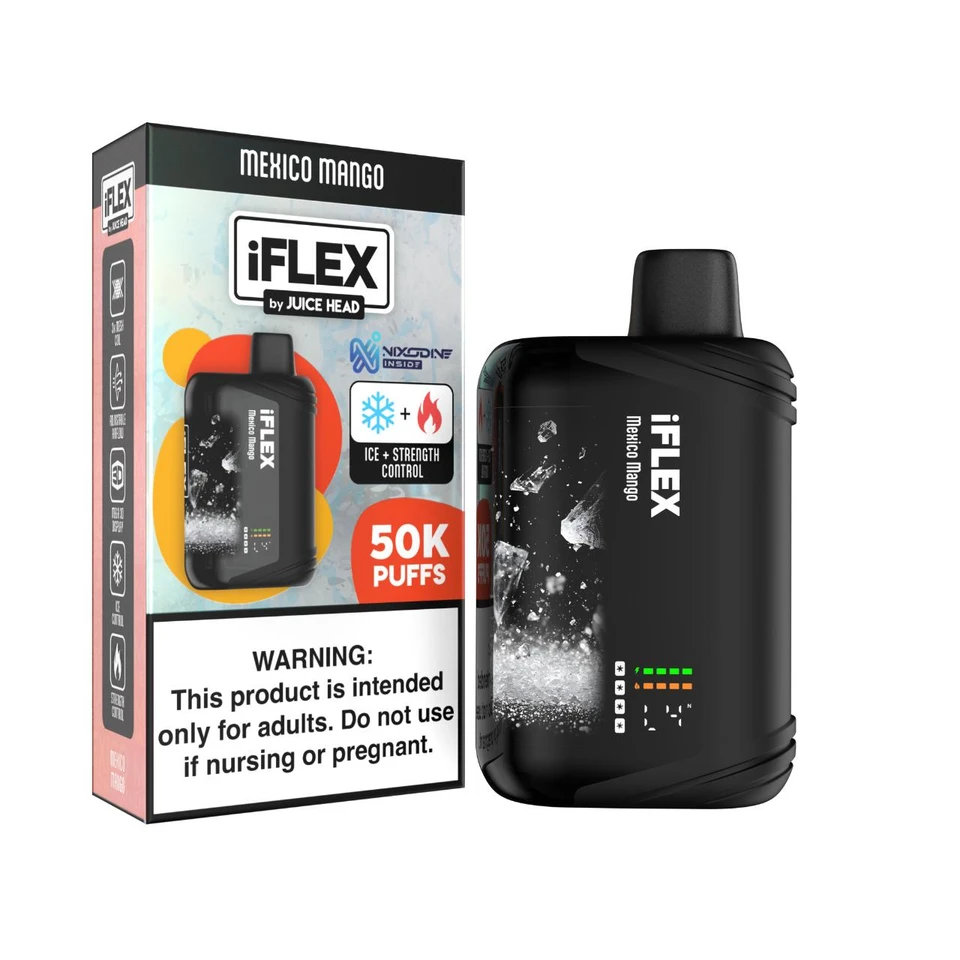 Juice Head IFlex Nixodine 50K Puff Disposable-Cherry Bomb