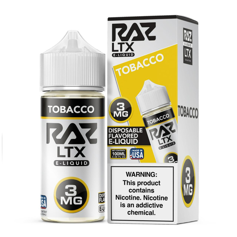 Pod Juice X Raz LTX Tobacco Tobacco Free Nicotine 100ML E-Juice