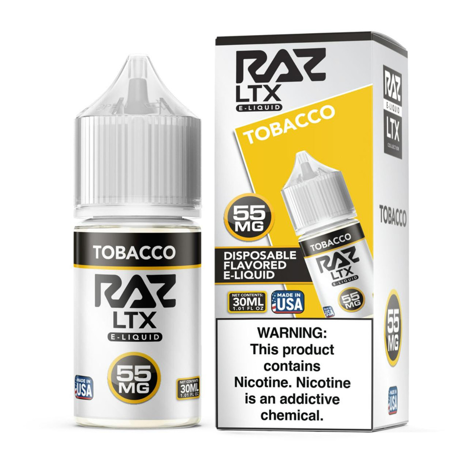 Pod Juice X Raz LTX Tobacco Tobacco Free Nicotine 30ml Salt E-Juice