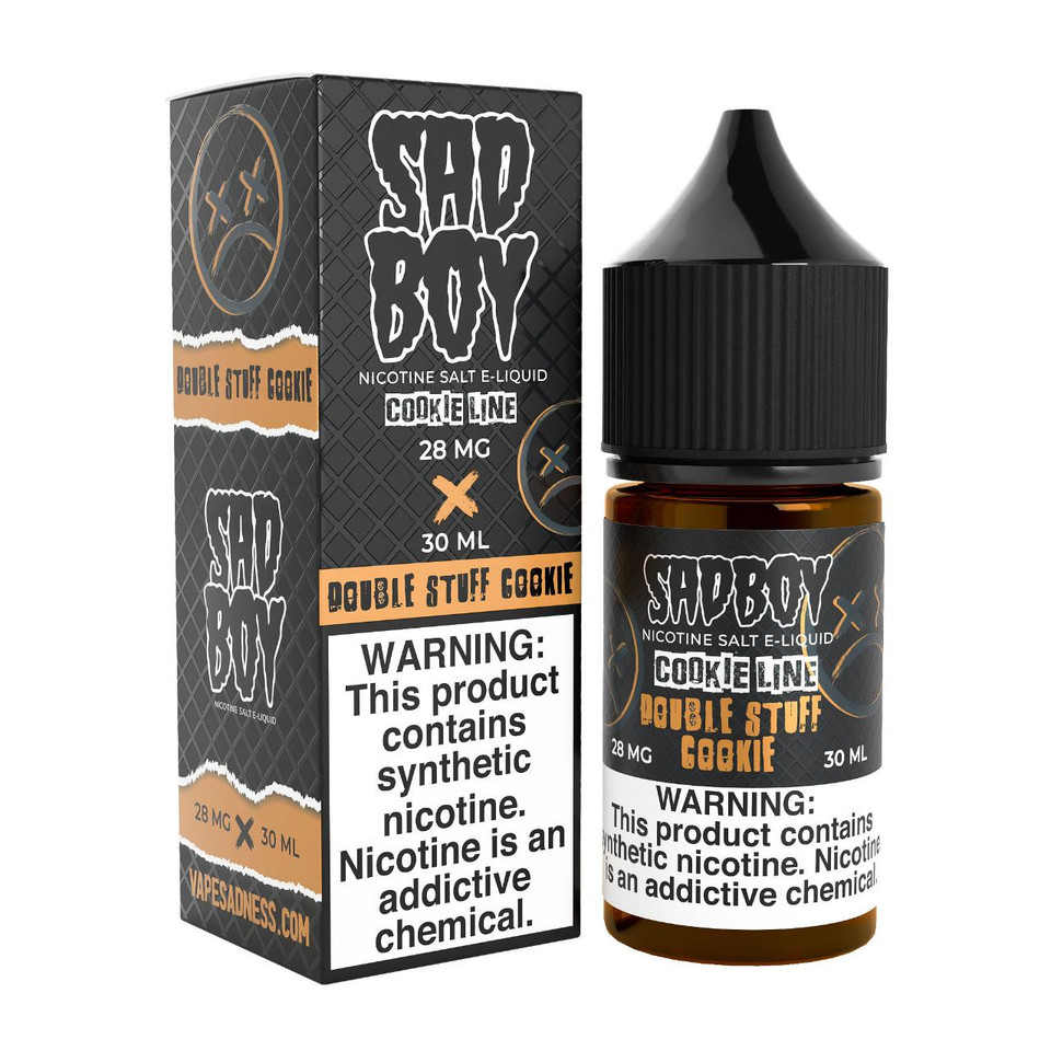 SadBoy CookieLine Double Stuff Cookie Synthetic Nicotine 30ml Salt E-Juice