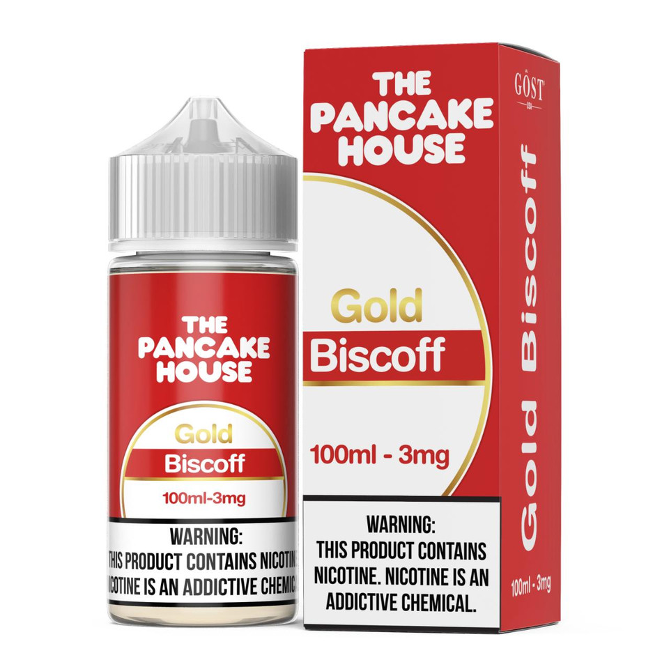The Pancake House Gold Biscoff 100ml E-Juice