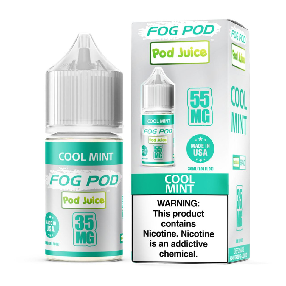 Fog Pod X Pod Juice Salt Cool Mint 30ml E-Juice