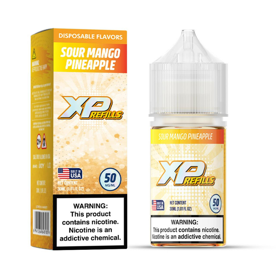 XP Refills Sour Mango Pineapple Salt 30ml E-Juice
