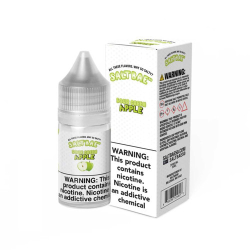 Salt Bae 50 Sour Green Apple E-Liquid 30ml