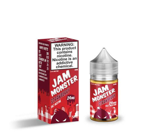 Jam Monster Strawberry Salt Nic E-Liquid 30ml