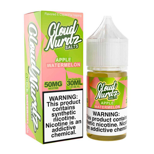 Cloud Nurdz Watermelon Apple Salt Nic E-Liquid 30ml