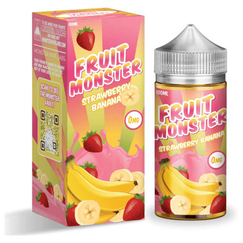 Fruit Monster Strawberry Banana E-Liquid 100ml