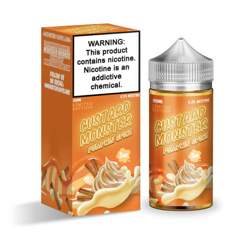 Custard Monster Pumpkin Spice E-Liquid 100ml