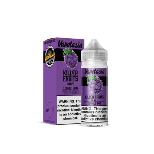 Vapetasia Killer Fruits Grape Synthetic Nicotine E-Liquid 100ml