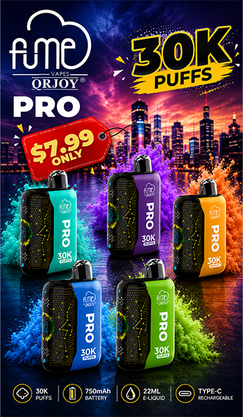 FUME Pro Disposable Vape 30000 Puffs