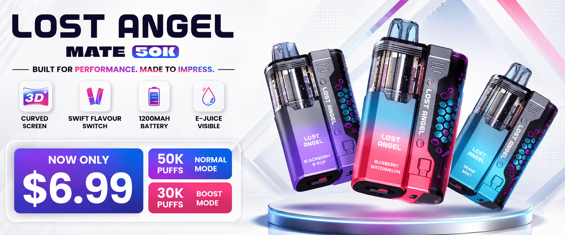 Lost Angel Mate Kit Disposable Vape 50000 Puffs
