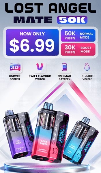 Lost Angel Mate Kit Disposable Vape 50000 Puffs
