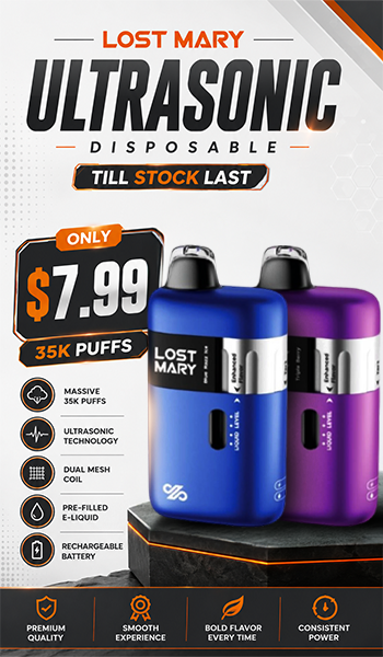 Lost Mary Ultrasonic Disposable Vape 35000 Puffs