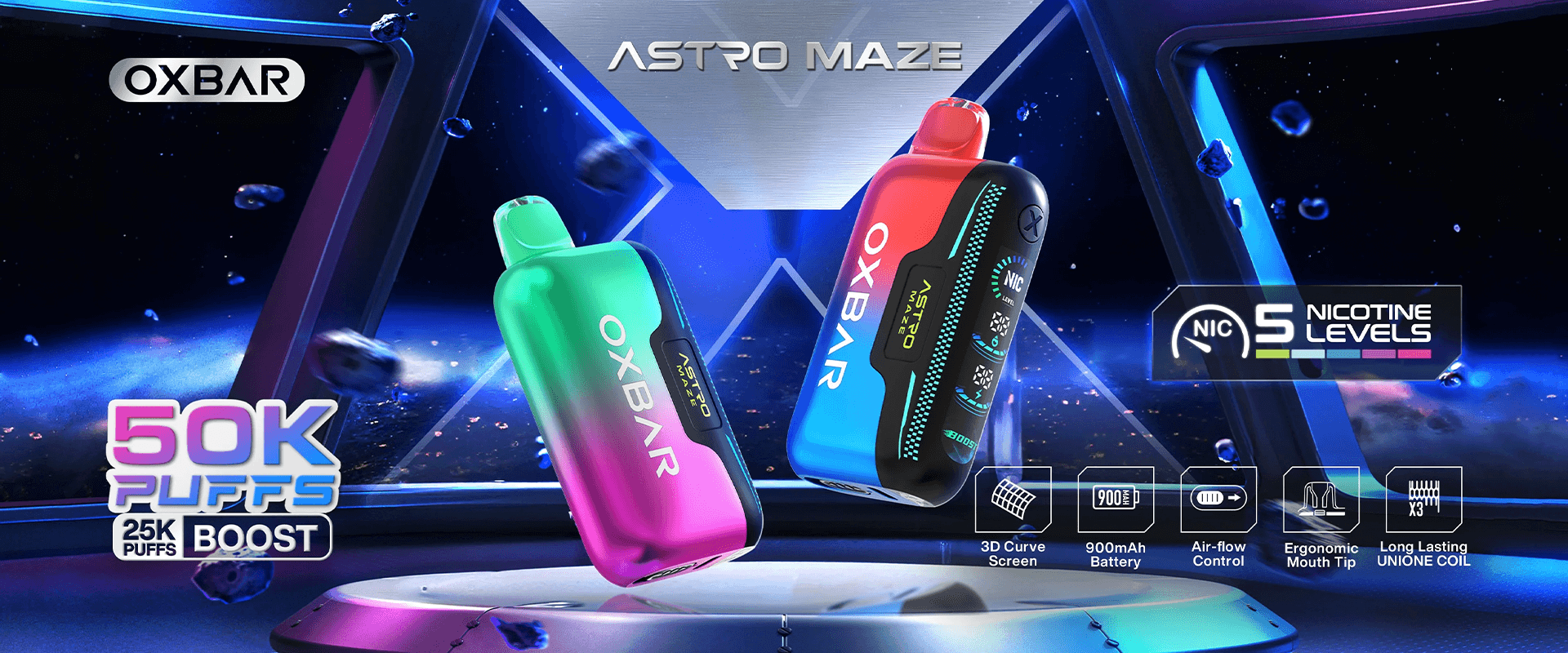 OXBAR ASTRO MAZE