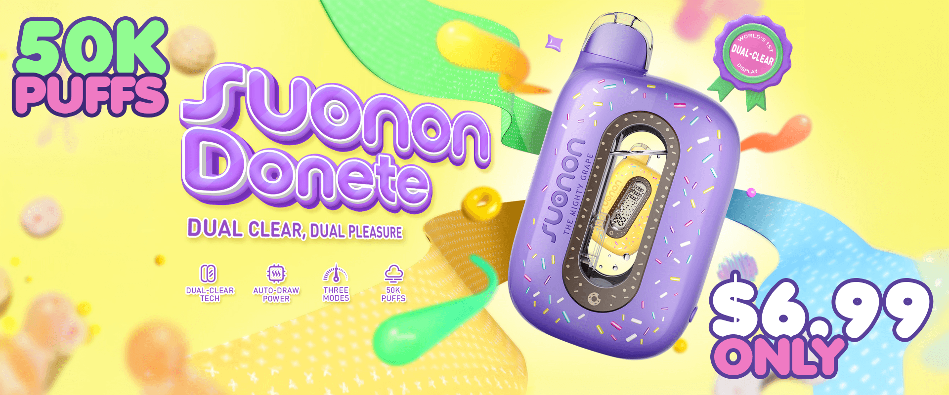 Suonon Donete 50K Puff Disposable
