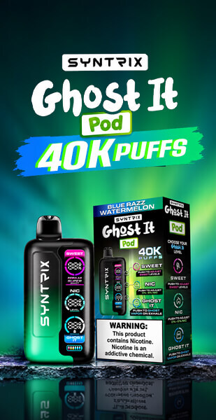 POD JUICE SYNTRIX Ghost It Disposable 40000 Puffs