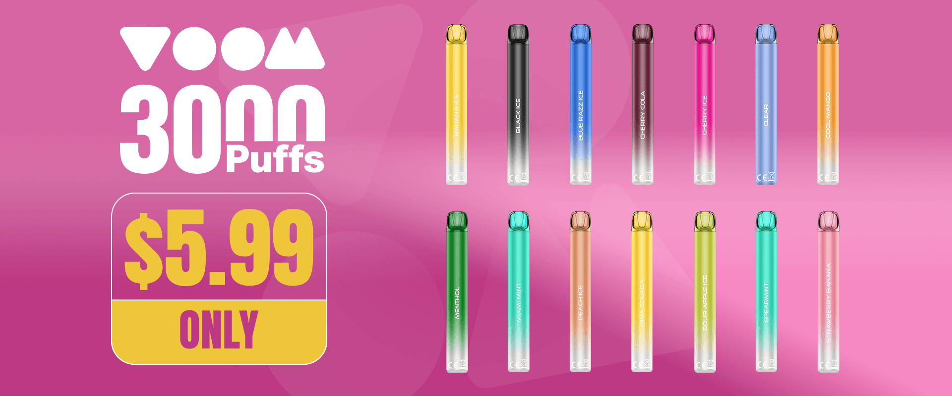 Voom Mesh Disposable Vape 3000 Puffs

