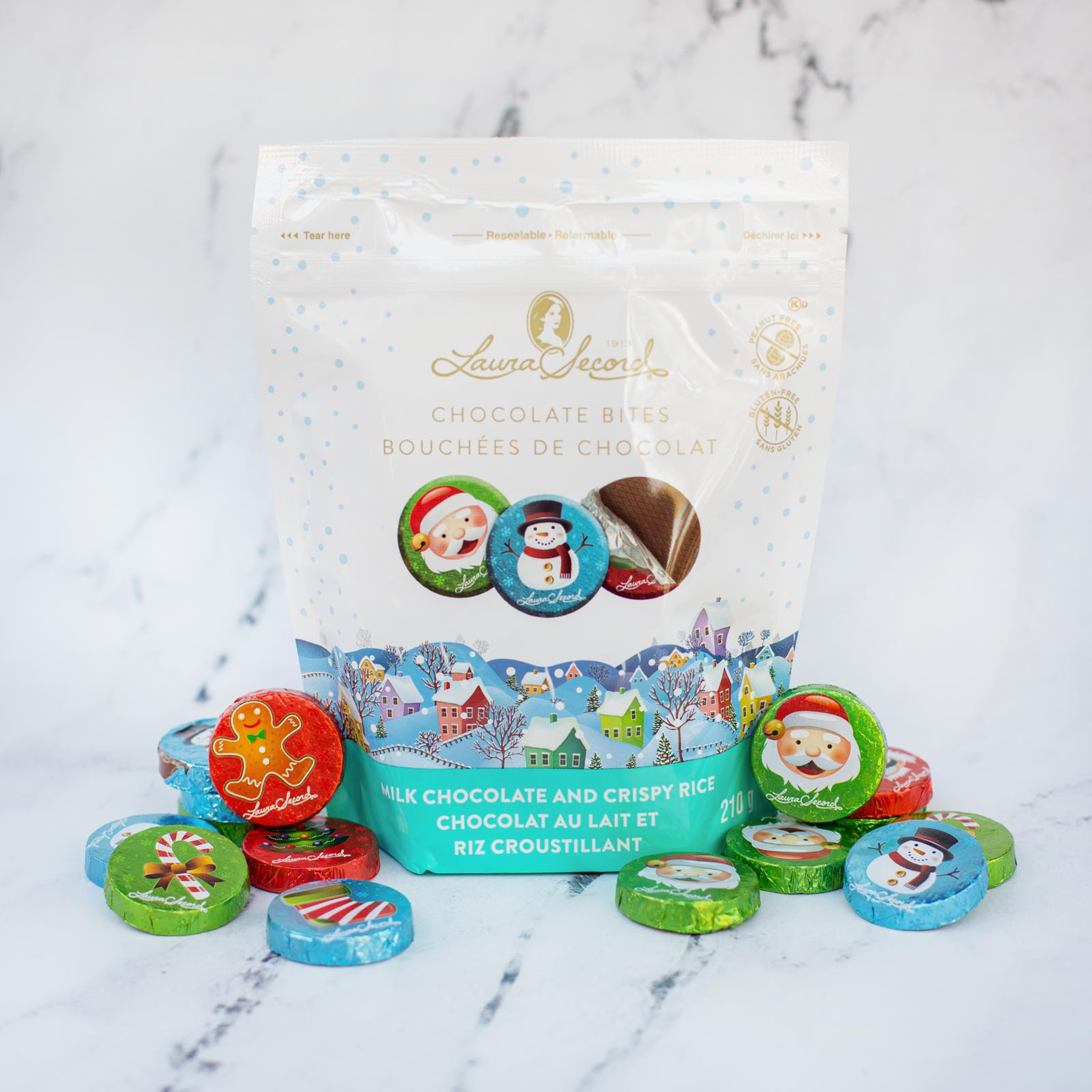 Sachet de pastilles croustillantes des Fêtes 210 g [86656]