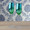 Peacock Champagne Flutes - Set of 2