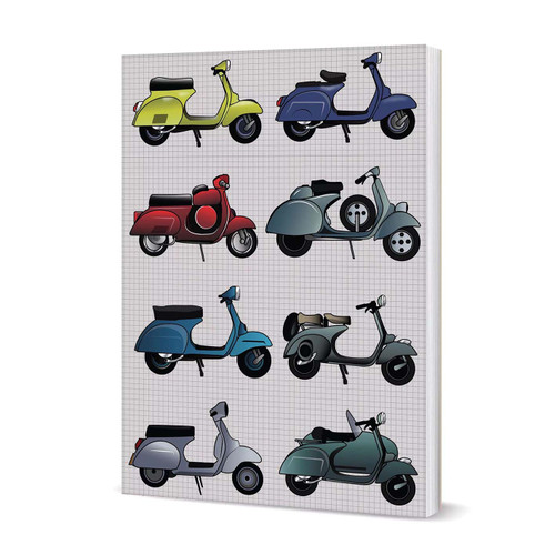 Scooters A5 Lined Notebook