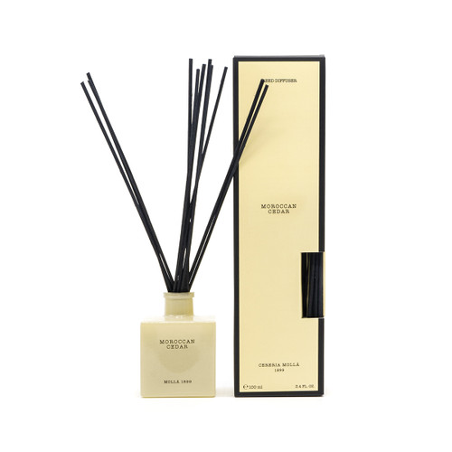 Moroccan Cedar Premium 100ml Reed Diffuser - Cereria Molla 1899