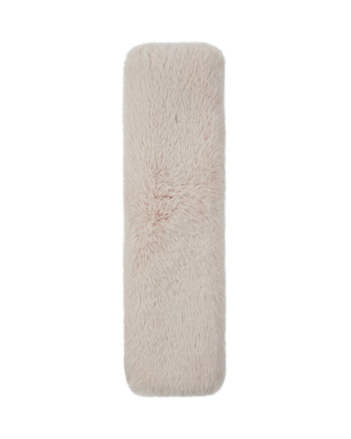 Wheat Wrap in Luxury Fur | Soft Pink
