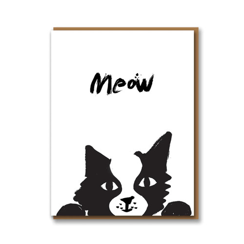 Meow - Greeting Card