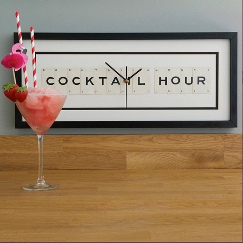 Cocktail Hour Clock