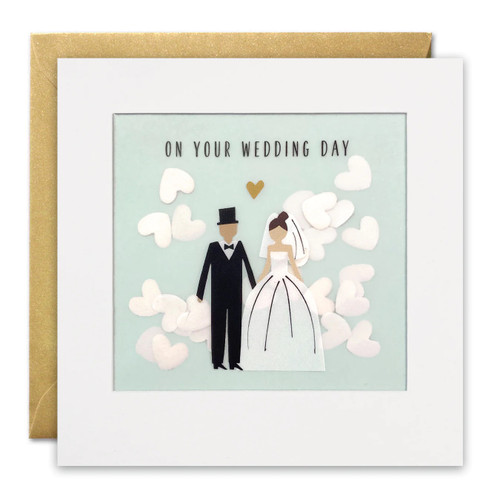 Shakies  - Wedding Couple Paper Card