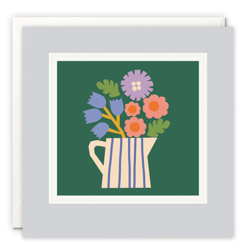 Greeting Card Paintworks - Jug of Flowers