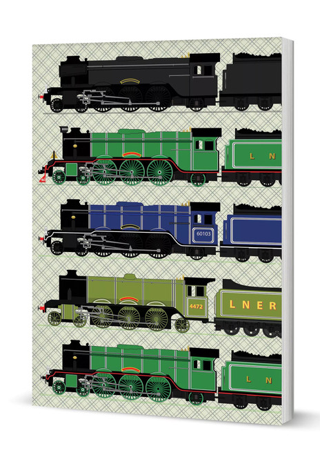 Flying Scotsman Lined A5 Notebook