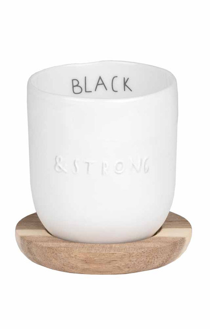 Rader - Small Beaker 'Black & Strong'