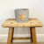 Cement Pot Gold Star 11cm