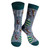 Socks - Mens Bamboo Rugby Socks Novelty Sports Dress Socks Grey