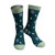 Socks - Mens Bamboo Tennis Socks Sports Novelty Dress Socks Green