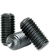 #10-24 x 3/4" Socket Set Screws Knurled Cup Point Coarse Alloy Thermal Black Oxide (5,000/Bulk Pkg.)