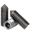 1/2"-13 x 7/8" Non-Standard Socket Set Screws Cone Point Coarse Alloy Thermal Black Oxide (1,500/Bulk Pkg.)