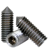 1/2"-13 x 1-1/2" Non-Standard Socket Set Screws Cone Point Coarse Alloy Thermal Black Oxide (700/Bulk Pkg.)