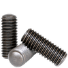 3/8"-16 x 1-1/2" Socket Set Screws Oval Point Coarse Alloy Thermal Black Oxide (1,000/Bulk Pkg.)