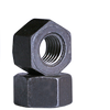 1/4"-20 Heavy Hex Nut, A194/SA194 2H, Coarse, Medium Carbon Steel, Plain (4000/Bulk Pkg.)