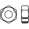 7/16"-14 Finished Hex Nuts, Grade 5, Plain (USA) (1800/Bulk Pkg.)