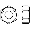 1/4"-20 Finished Hex Nuts, Grade 5, Plain (USA) (8000/Bulk Pkg.)