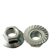 3/8"-24 Hex Flange Lock Nuts Serrated Fine Case Hardened Zinc Cr+3 (2000/Bulk Pkg.)