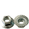 1/2"-13 Hex Flange Lock Nuts Serrated Coarse Case Hardened Zinc Cr+3 (800/Bulk Pkg.)