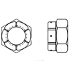 7/8"-9 Full Height, Heavy Flexloc Hex Nut, Cadmium Plated (25/Pkg.)