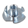 1/4"-20 x OAL 5/16" 3-Prong Tee Nut, Zinc Cr+3 (5000/Bulk Pkg.)