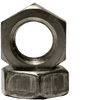 1 1/8"-7 Hex Jam Nut, Coarse, Low Carbon Steel Plain (200/Bulk Pkg.)