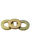 5/8" Flat Washers Med. Carbon Extra Heavy SAE Zinc-Yellow (USA) (700/Bulk Pkg.)