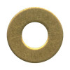 #4 Small Solid Brass Flat Washers (100 /Pkg.)